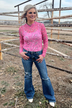 Load image into Gallery viewer, Bandana Babe Mesh Top Pink