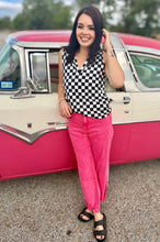 Load image into Gallery viewer, Pink Crop Jeans
