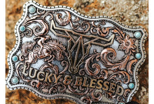 Load image into Gallery viewer, Western Silver buckle