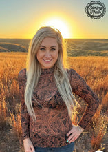 Load image into Gallery viewer, Country Road Leather Mesh Top