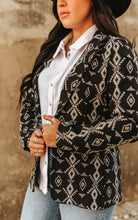 Load image into Gallery viewer, Aztec Black Concho Blazer