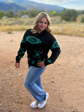 Load image into Gallery viewer, Black Calhoun Pullover Sweater