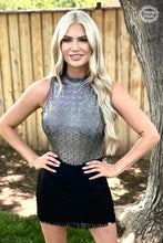 Load image into Gallery viewer, Forth Worth Fringe Skirt -Black