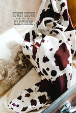 Load image into Gallery viewer, Brown Cowprint Wild Rag