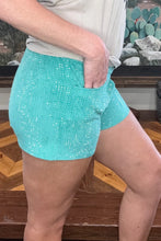 Load image into Gallery viewer, Jitter Bug Shorts Turquoise