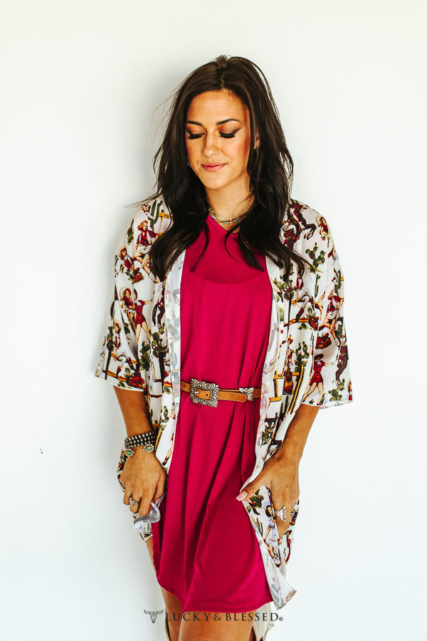 Vintage Cactus Cardigan M