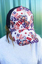 Load image into Gallery viewer, Patriotic Cowboy Baseball Cap