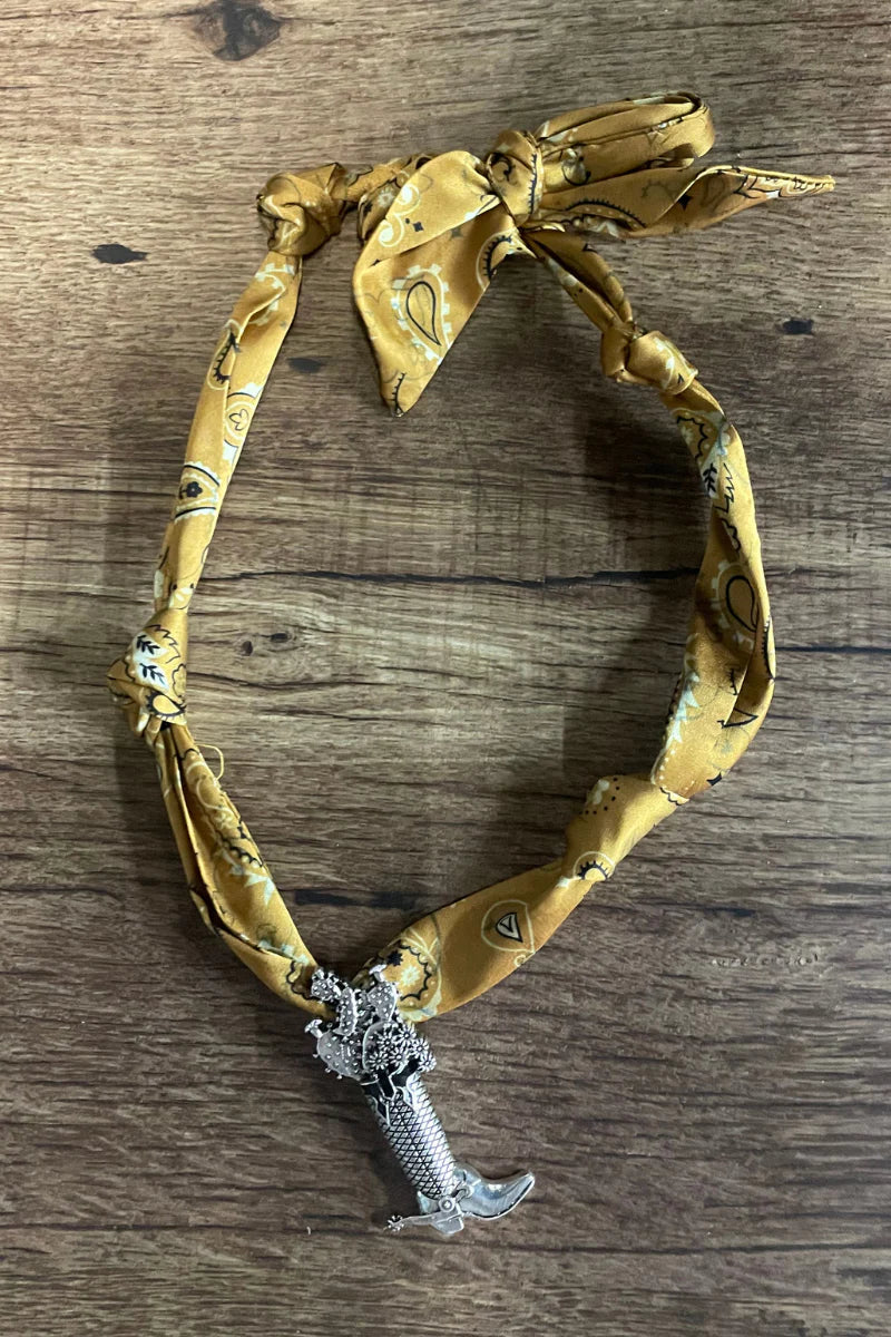 Golden Cactus Necklace