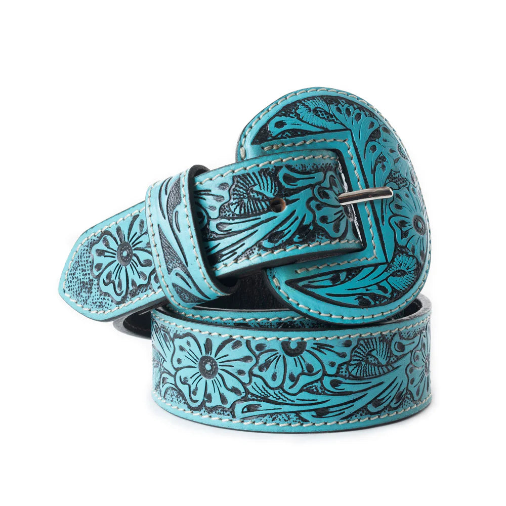 Turquoise Tooled Myra Belt
