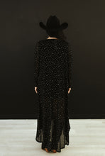 Load image into Gallery viewer, Black Mesh Rhinestone Cardigan
