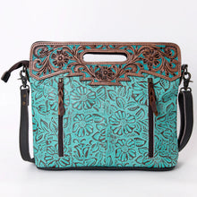 Load image into Gallery viewer, Olay American Darling Turquoise Croc Clutch
