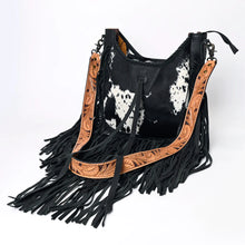 Load image into Gallery viewer, Fringe Cowprint  American Darling Crossbody
