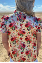 Load image into Gallery viewer, Porcelain Petals Top
