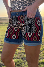 Load image into Gallery viewer, Patched Up Shorts Leopard Long
