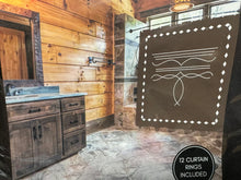 Load image into Gallery viewer, Bootstitch Brown Shower Curtain
