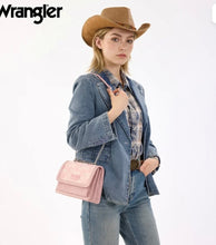 Load image into Gallery viewer, Wrangler Chic Lace Chain Shoulder Bag Pink
