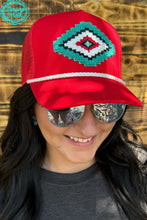 Load image into Gallery viewer, The Rambler Trucker Cap -Red
