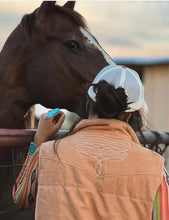 Load image into Gallery viewer, Camel Boot Stitch Puffer  Vest
