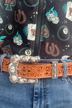 Load image into Gallery viewer, Buckle Up White Belt Buckle
