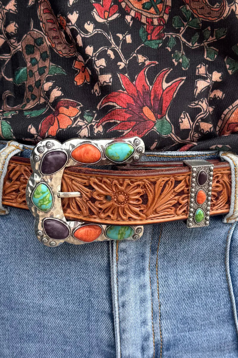 Multi Color Buckle Up Belt Buckle