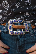 Load image into Gallery viewer, Purple Color Buckle Up Belt Buckle
