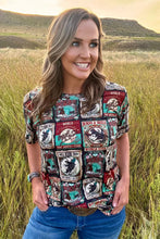 Load image into Gallery viewer, Vintage Rodeo Western Top
