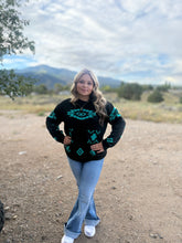 Load image into Gallery viewer, Black Calhoun Pullover Sweater
