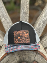 Load image into Gallery viewer, New Mexico Zia Brown Patch Aztec Cap
