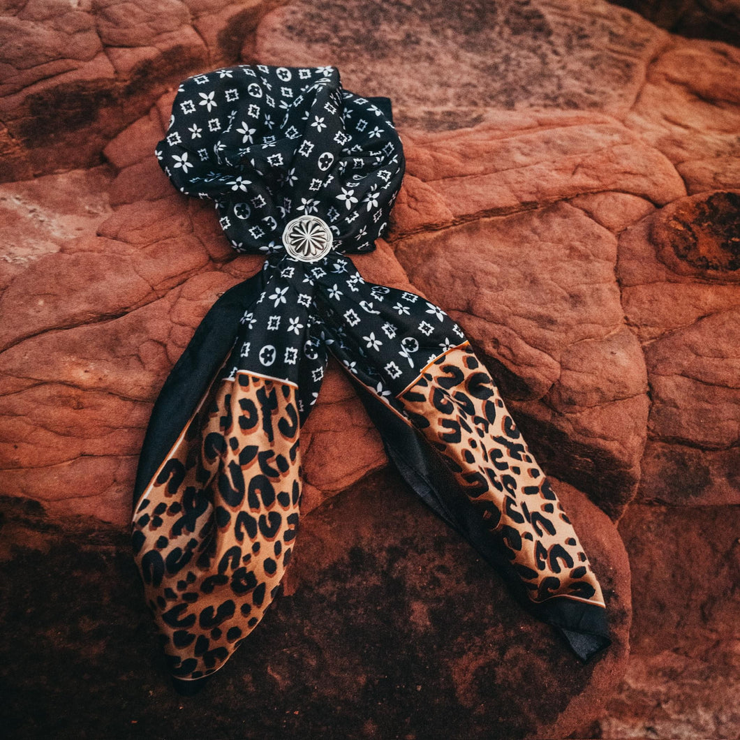 Black Leopard Wild Rag
