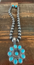 Load image into Gallery viewer, Bella Bloom  Necklace &amp; Earring Set
