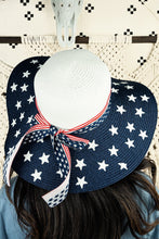 Load image into Gallery viewer, Americana Sun Floppy Hat- White
