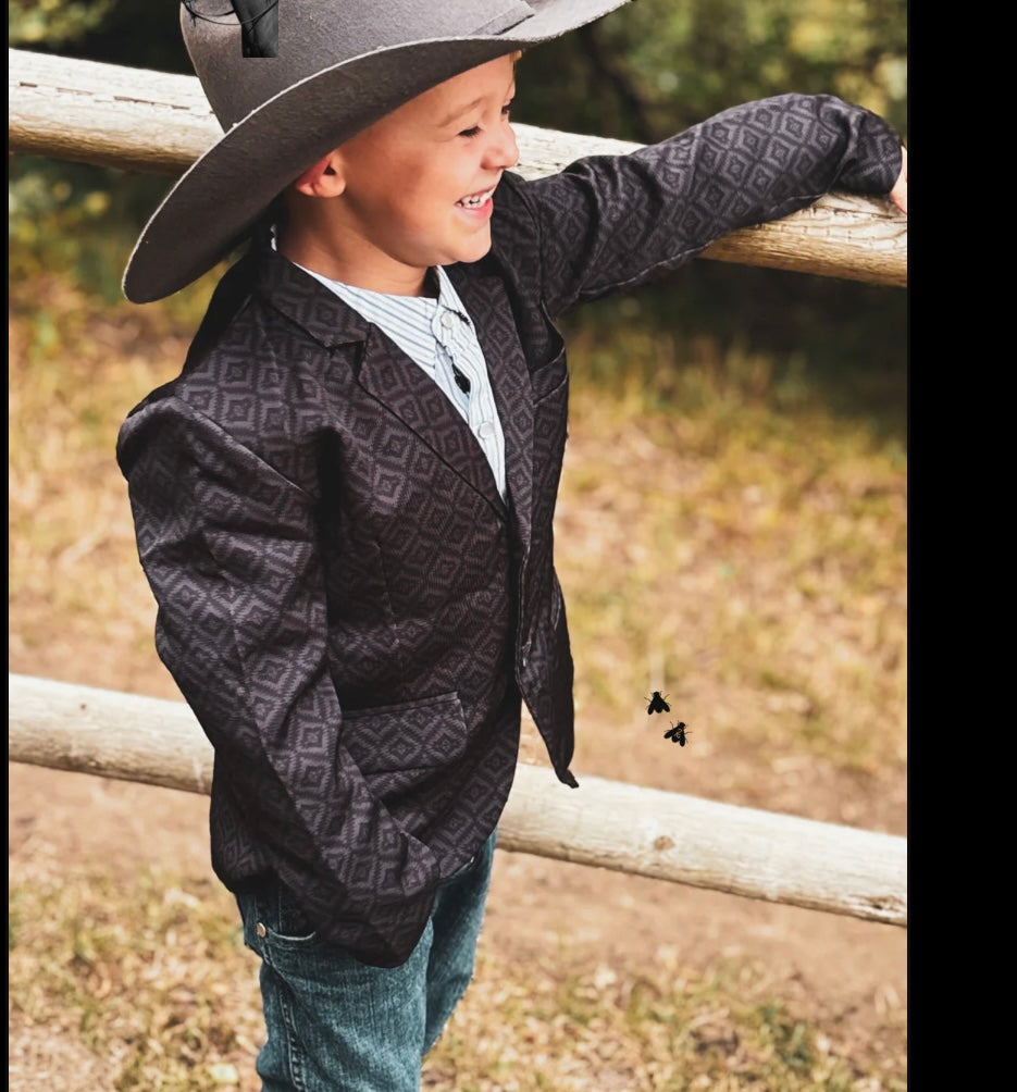 Keep’em Cowboy Blazer- Midnight