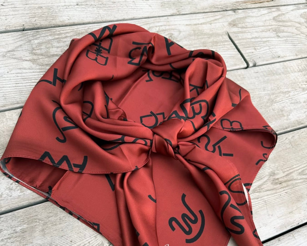 Rust Brands Print Wild Rag