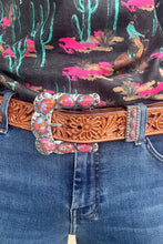 Load image into Gallery viewer, Pink Buckle Up Belt Buckle
