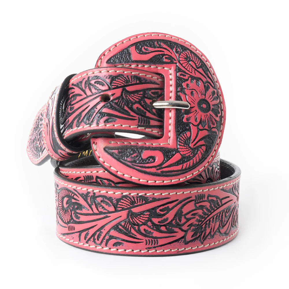 Red Tooled Myra Belt