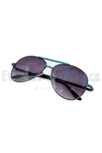 Load image into Gallery viewer, Aviator Turquoise Sunglasses
