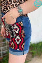 Load image into Gallery viewer, Patched Up Shorts Leopard Long
