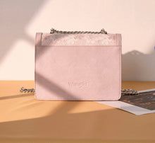 Load image into Gallery viewer, Wrangler Chic Lace Chain Shoulder Bag Pink
