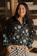 Load image into Gallery viewer, Cowgirl Charm Cropped Jacket

