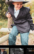 Load image into Gallery viewer, Keep’em Cowboy Blazer- Midnight
