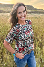 Load image into Gallery viewer, Vintage Rodeo Western Top

