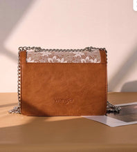 Load image into Gallery viewer, Wrangler Chic Lace Chain Shoulder Bag-Brown

