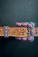 Load image into Gallery viewer, Pink Buckle Up Belt Buckle
