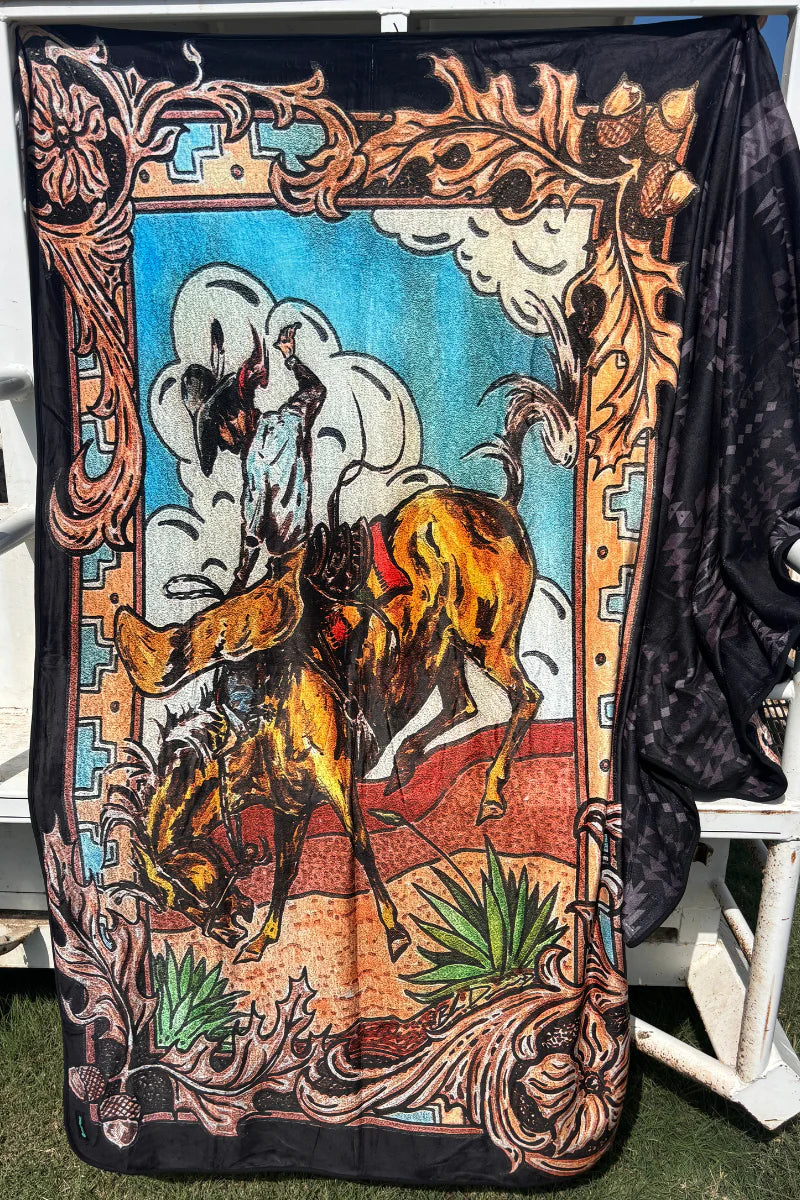 Rough Start Rodeo Blanket