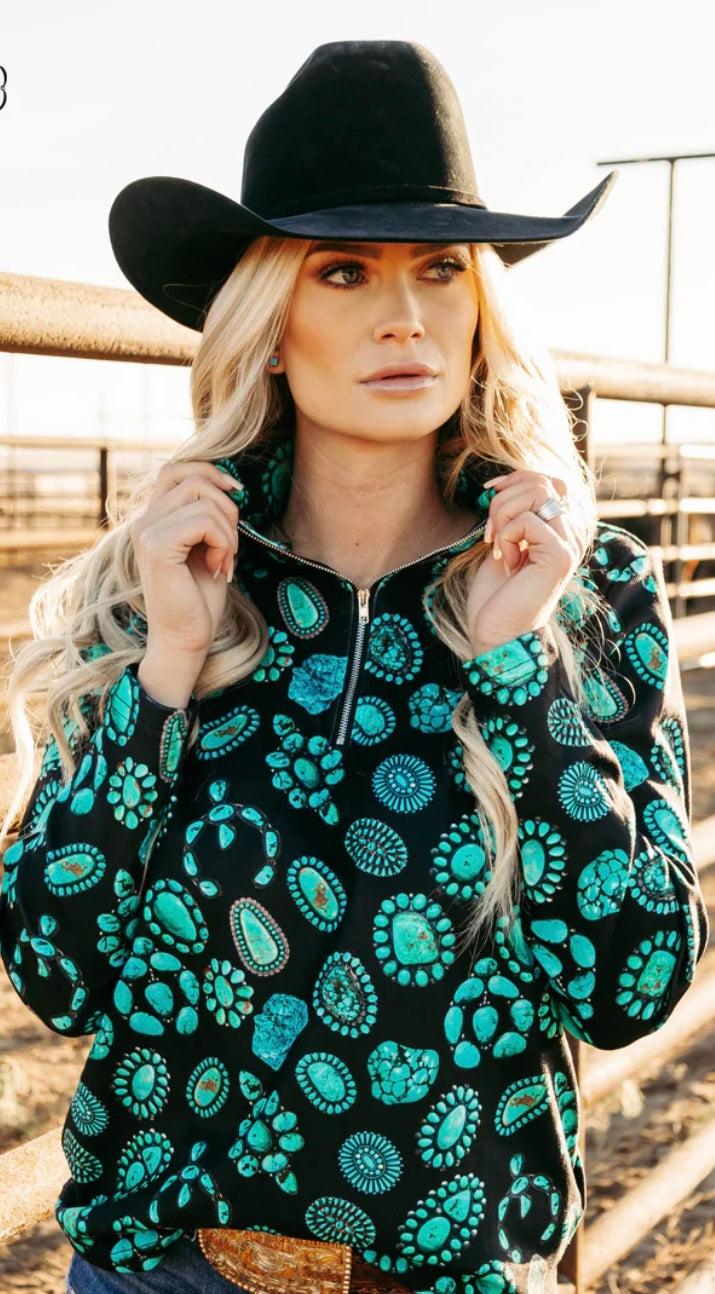 Navajo Blossom Pullover