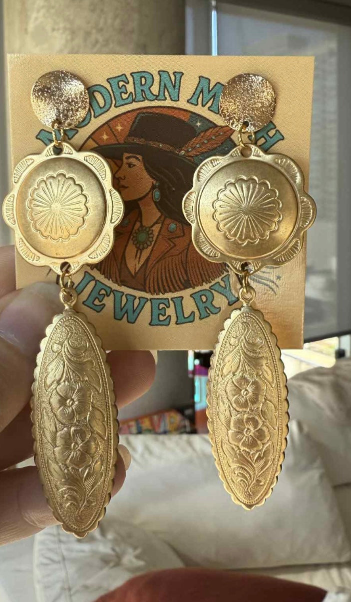 Brass Earrings
