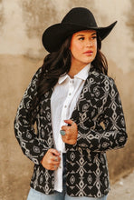 Load image into Gallery viewer, Aztec Black Concho Blazer
