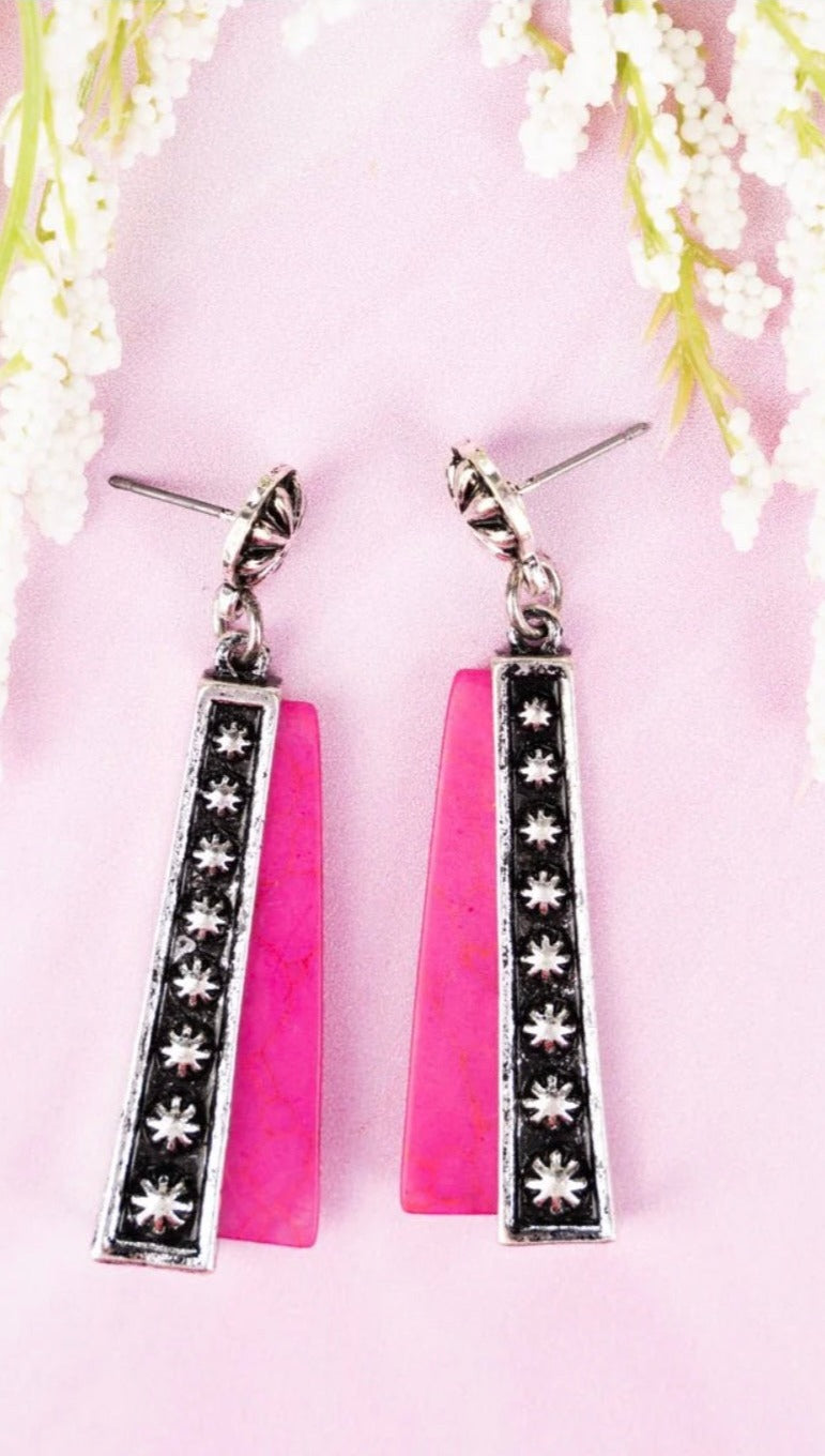 Palecreek Pink Earrings