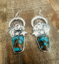 Load image into Gallery viewer, Prospect Park Turquoise Earrings
