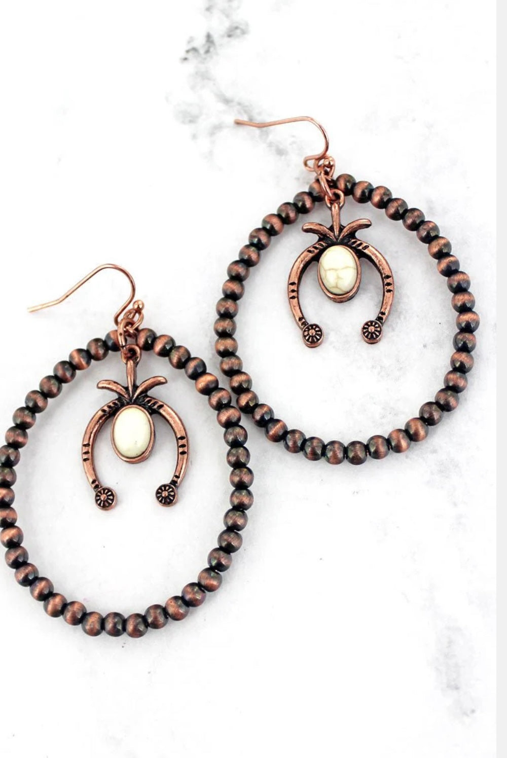 Naja Copper  Inspired Earrings